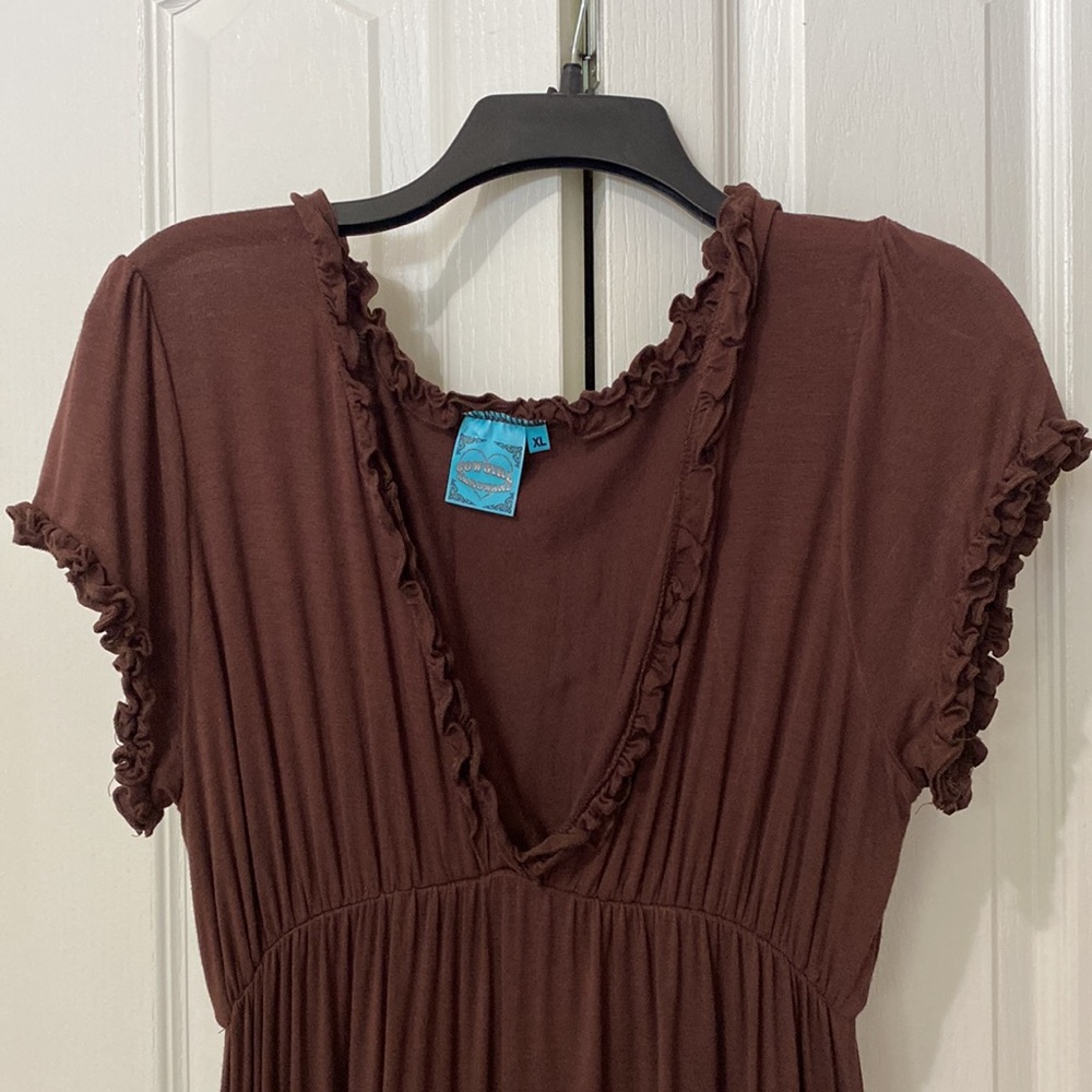 Cowgirl Hardware brown dress